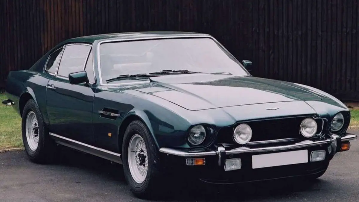 Grey 1977 Aston Martin V8 Vantage