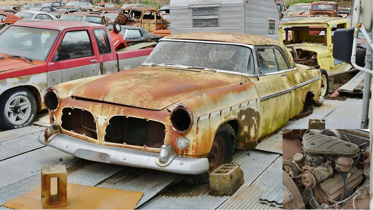 Diamond In The Rough 1955 Chrysler 300 Found At Junkyard With Original HEMI