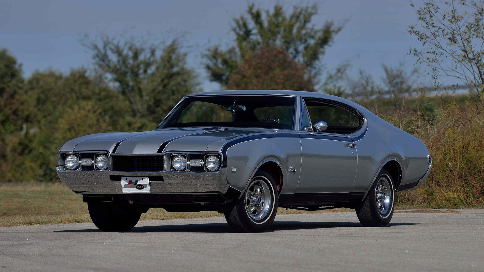 A parked 1968 Hurst/Olds