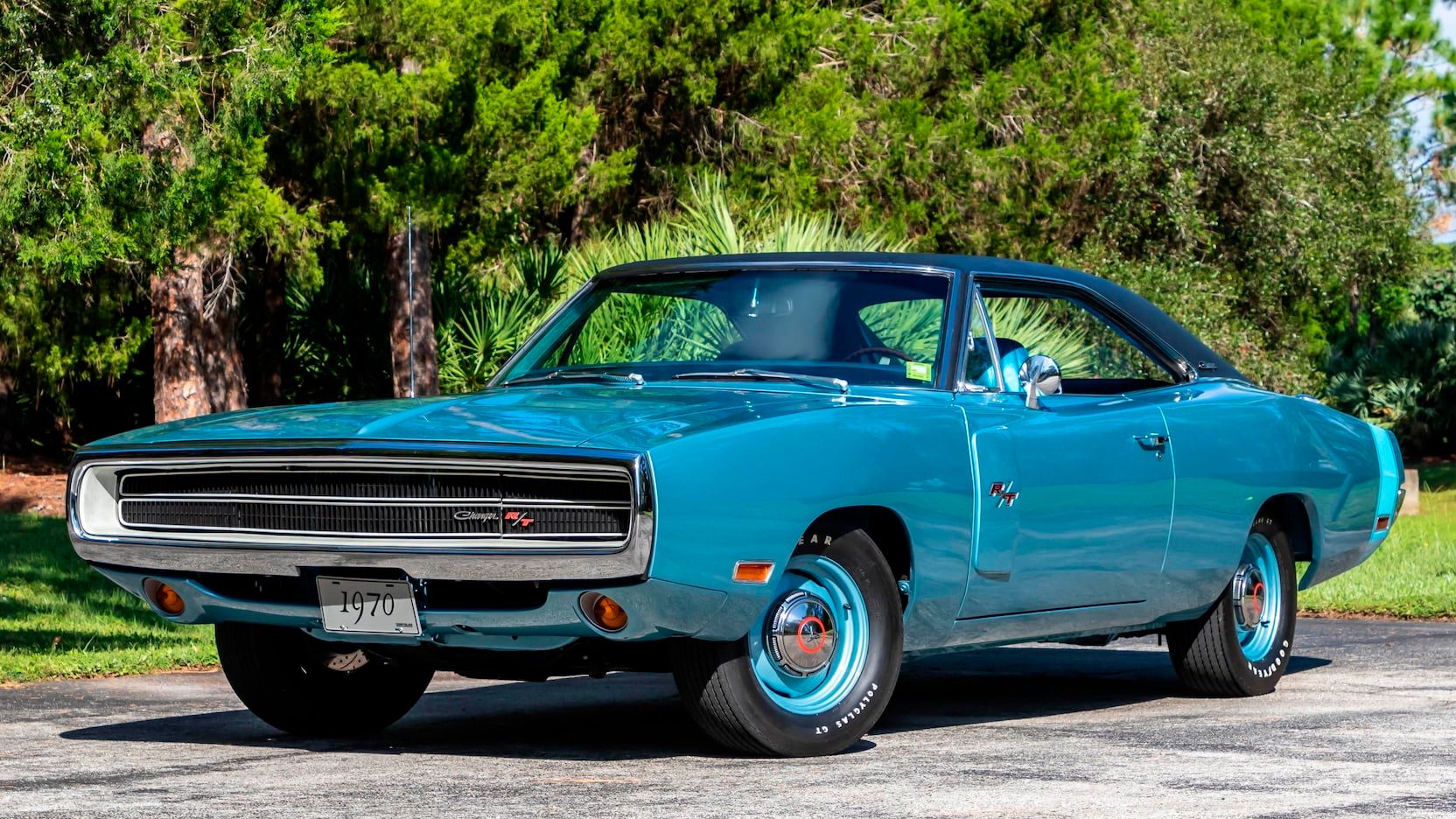 A parked 1970 Dodge Charger R/T