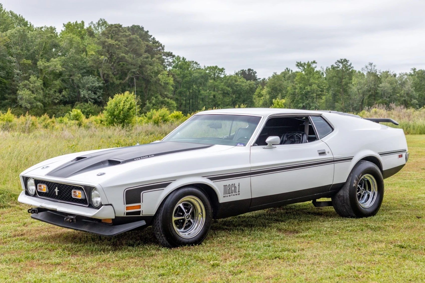 A parked 1971 Ford Mustang Mach I