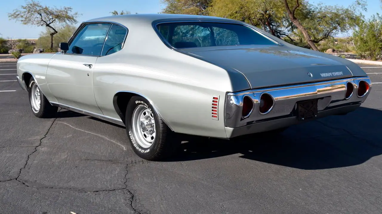 A parked 1972 Chevrolet Chevelle Heavy Chevy 