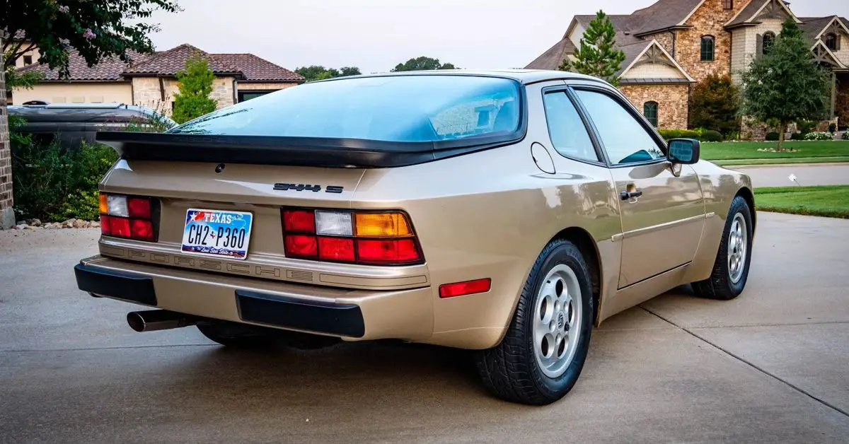 The Classic European Sports Car: 1987 Porsche 944 S In Almond Metallic Paint 