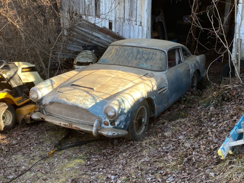 Barn Find Blue 1962 Aston Martin DB4