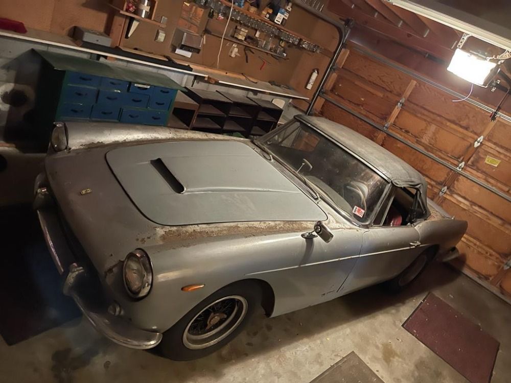 Barn Find Silver Ferrari 250 GT Cabrio