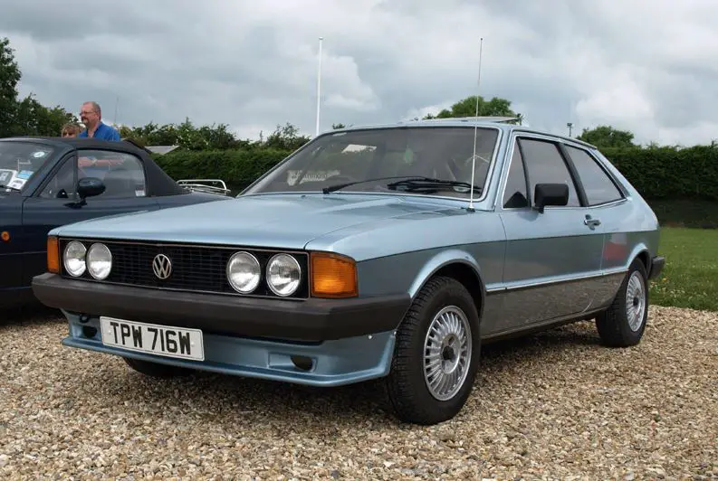  the 1980 VW Scirocco was equipped with pop-up headlights, a popular design feature during the 1970s and 1980s. 