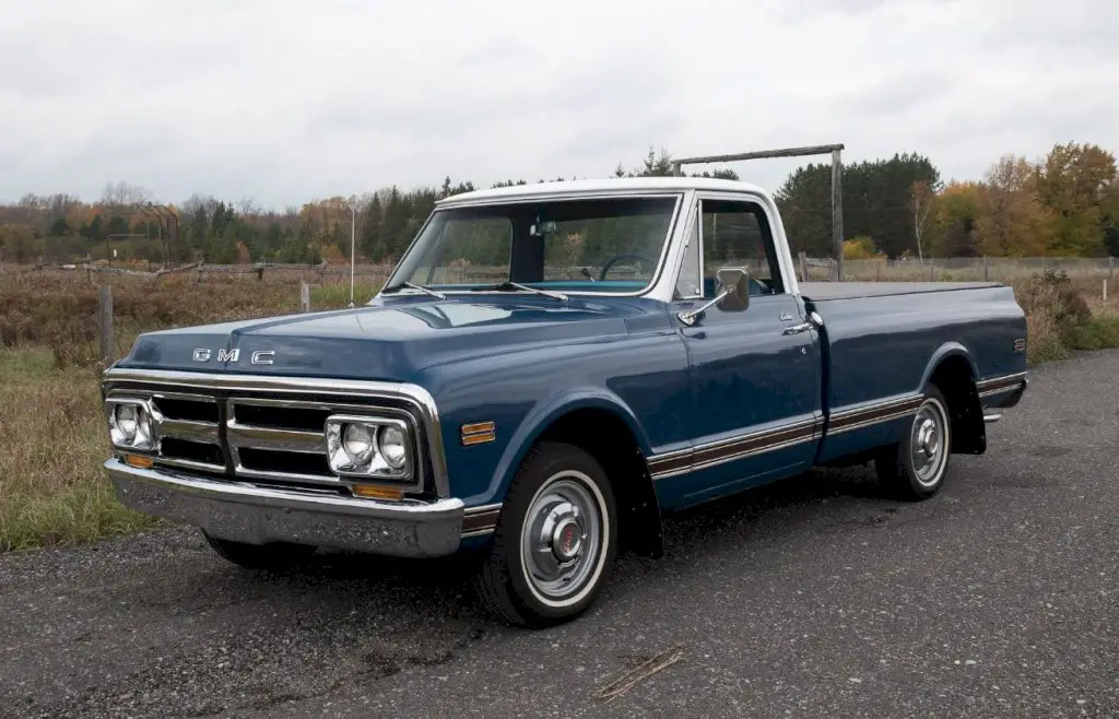 The late 1960s marked a shift in design for GMC trucks, as the company started moving away from the rounded, curvaceous body styles of the 1950s.