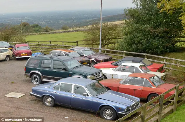 Wide range: There is also a Porsche 911, a Model T dating back almost a century, two Italian Lancia Fulvias, a German NSU sports car, Mini and Morris Minor pick-ups, a Cortina soft top, and an Escort RS 2000