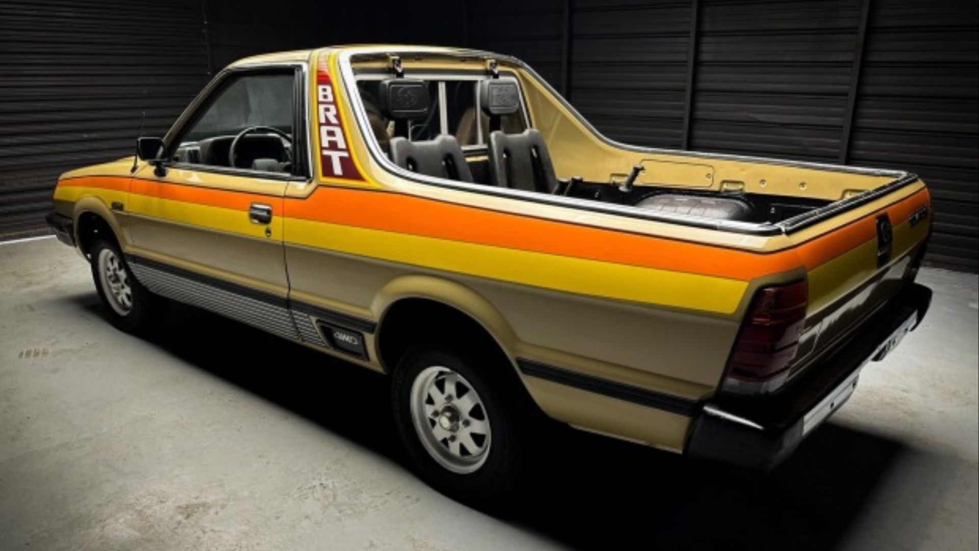 Rear shot of 1982 Subaru BRAT