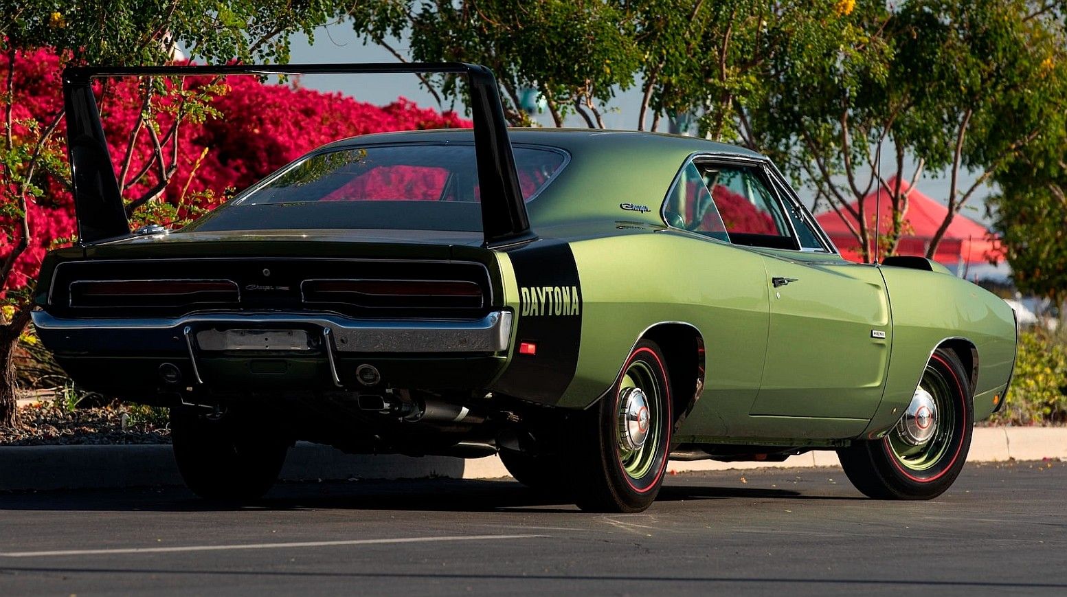 1969 Dodge Hemi Daytona rear third quarter view