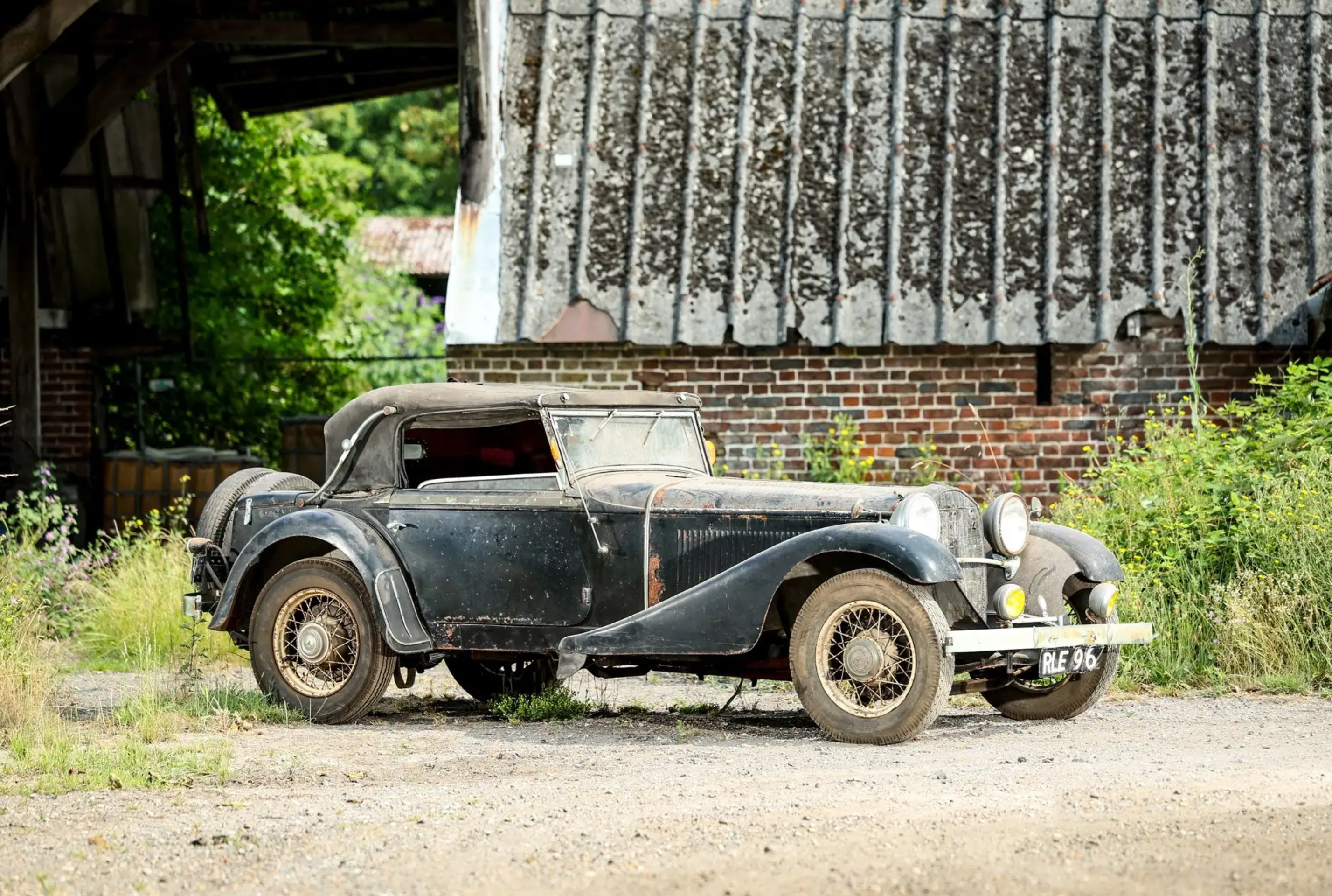 This incredibly rare Mercedes has never been damaged or restored, but will require some restoration