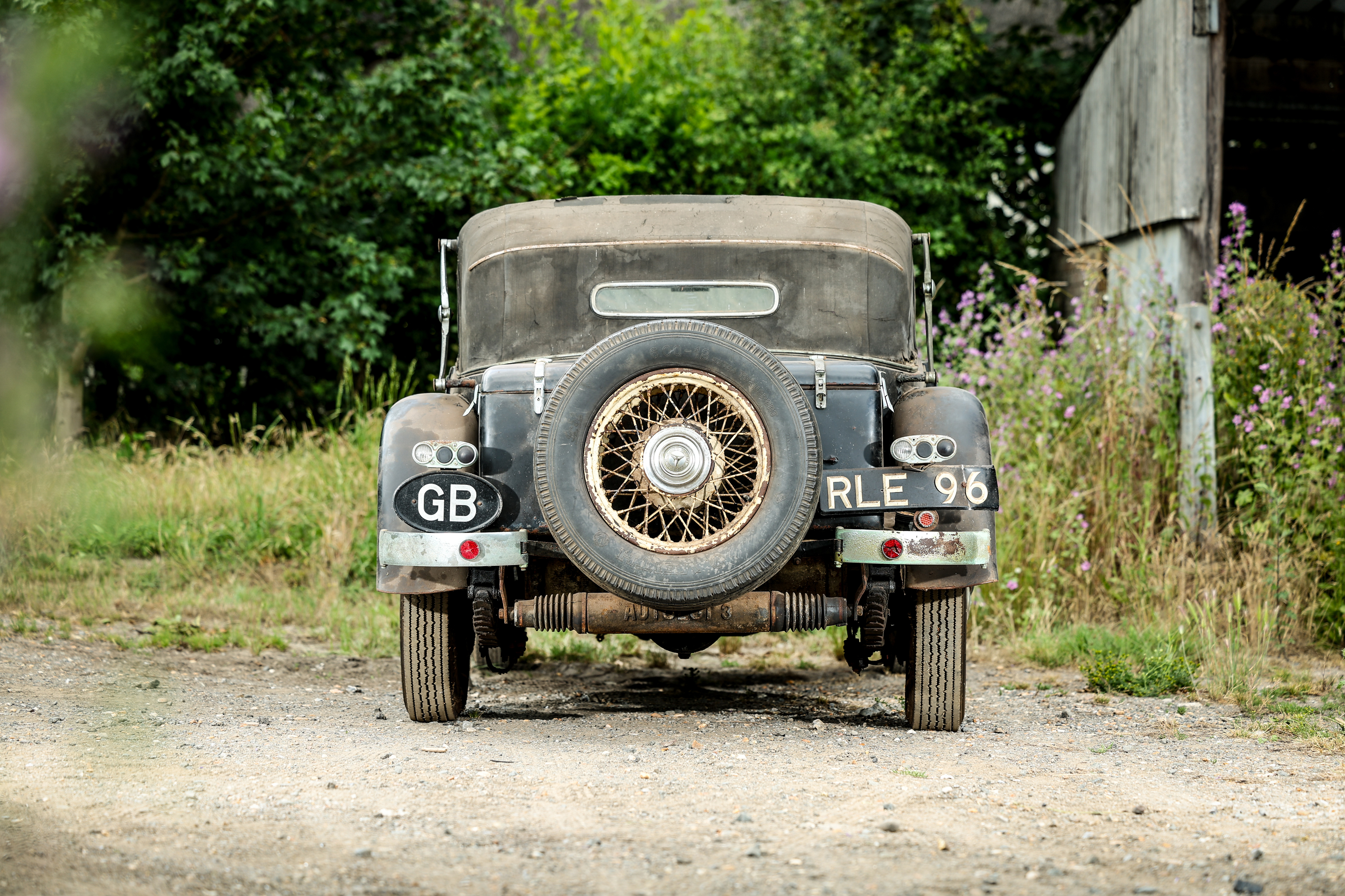 The rusting car goes up for auction in London on November 4